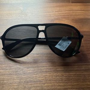 BP. AVIATOR SUNGLASSES IN BLACK- BLACK